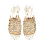 dép nữ cao gót mica 3cm Hanatabi quai lưới đính đá đế TA cao cấp bigsize (35-41) mã HNDE3F786