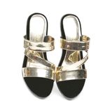 dép nữ đế PU đen siêu nhẹ cao 9cm Hanatabi quai chéo bigsize (36-40) mã HNDE9F1079