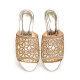 dép nữ cao gót mica 3cm Hanatabi quai lưới đính đá đế TA cao cấp bigsize (35-41) mã HNDE3F962