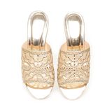 dép nữ cao gót lăn vân gỗ cao 5cm Hanatabi quai lưới đính đá đế TA cao cấp bigsize (35-41) mã HNDE5F960