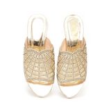 dép nữ cao gót mica 3cm Hanatabi quai lưới đính đá đế TA cao cấp bigsize (35-41) mã HNDE3F916