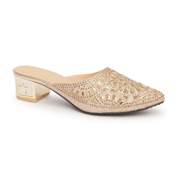 Sục nữ đính xoàn gót cao 5cm mã HNSB5F160 ( Size 36 -> 40)