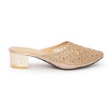 Sục nữ đính xoàn gót cao 5cm mã HNSB5F160 ( Size 36 -> 40)