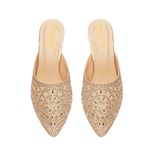Sục nữ đính xoàn gót cao 5cm mã HNSB5F160 ( Size 36 -> 40)