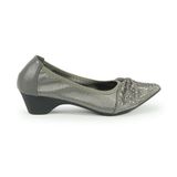 Giày búp bê nữ đính xoàn gót cao 3cm mã HNBB3F652 ( Size 35 -> 39)