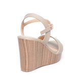 giày sandal nữ đế xuồng PU siêu nhẹ cao 9cm Hanatabi quai ngang hậu c (35-39) mã HNSDX9F1084