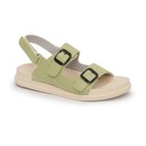 Sandal nữ Hanatabi 2 lớp quai bản có khóa may liền đế cao 2cm mã HNSDX2F805 (Size 35 -> 39)