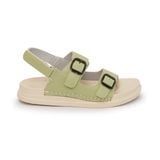 Sandal nữ Hanatabi 2 lớp quai bản có khóa may liền đế cao 2cm mã HNSDX2F805 (Size 35 -> 39)