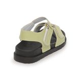 Sandal nữ Hanatabi 2 lớp quai bản ngang may liền đế cao 3cm mã HNSD608 ( Size 35 -> 39)