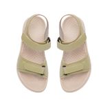 Sandal nữ Hanatabi 2 lớp quai ngang xé may liền đế cao 2cm mã HNSDX2F804 (Size 35 -> 39)