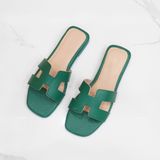 Dép nữ chữ H đế cao 1cm mã HNDE1F615 (Size 36 -> 39)