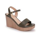 giày sandal nữ đế xuồng PU siêu nhẹ cao 9cm Hanatabi quai 1 xếp hậu c (35-39) mã HNSDX9F833