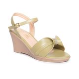 Sandal nữ Hanatabi quai nơ đính đá đế xuồng siêu nhẹ cao 7cm mã HNSDX7F1018 (Size 35 -> 39)