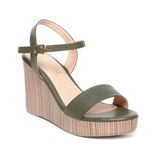 giày sandal nữ đế xuồng PU siêu nhẹ cao 9cm Hanatabi quai ngang hậu c (35-39) mã HNSDX9F1084