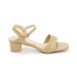 Sandal nữ Hanatabi quai ngang 2 xếp mũi vuông gót 3cm hậu c đế TA cao cấp chống trơn trượt mã HNSDG3F935 (Size 35 -> 41)