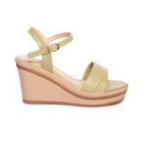 Giày sandal nữ đế xuồng PU siêu nhẹ cao 8cm Hanatabi quai 1 xếp hậu c (35-39) mã HNSDX8F1118