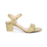 giày sandal nữ cao gót 5cm Hanatabi quai ngang mũi vuông hậu C đế TA bigsize (35-41) mã HNSDG5F871