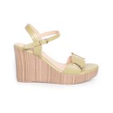 giày sandal nữ đế xuồng PU siêu nhẹ cao 9cm Hanatabi quai ngang hậu c (35-39) mã HNSDX9F1013