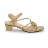 Sandal nữ Hanatabi 4 quai chéo gót cao 3cm hậu c đế TA cao cấp chống trơn trượt mã HNSDG3F885 (Size 35 -> 41)