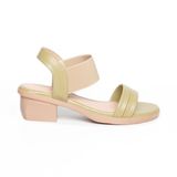 Giày sandal nữ đế PU siêu nhẹ cao 5cm Hanatabi quai ngang hậu thun bigsize (35-42) mã HNSDG5F1146