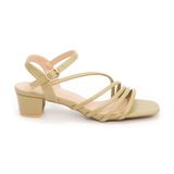 Sandal nữ Hanatabi 4 quai chéo mũi vuông gót 3cm hậu c đế TA cao cấp chống trơn trượt mã HNSDG3F887 (Size 35 -> 41)