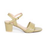 Giày sandal nữ cao gót 5cm Hanatabi quai 1 xếp mũi vuông hậu C đế TA bigsize (35-41) mã HNSDG5F862