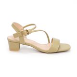 giày sandal nữ cao gót 3cm Hanatabi quai ngang mũi vuông hậu c đế TA bigsize (35-41) mã HNSDG3F895