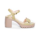 giày sandal nữ đế PU siêu nhẹ cao 7cm Hanatabi quai ngang hậu c (35-39) mã HNSDG7F1000