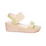 giày sandal nữ đế PU siêu nhẹ cao 5cm Hanatabi quai ngang hậu thun (35-40) mã HNSD5F1143