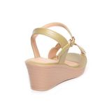 giày sandal nữ đế xuồng Pu siêu nhẹ cao 5cm Hanatabi quai ngang hậu c (35-39) mã HNSD6F992