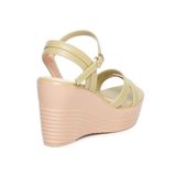 Giày Sandal Nữ Đế Xuồng PU Siêu Nhẹ Cao 9cm Hanatabi Quai Chéo Hậu C (35-39) Mã HNSDX9F1155