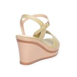 Giày sandal nữ đế xuồng PU siêu nhẹ cao 8cm Hanatabi quai 1 xếp hậu c (35-39) mã HNSDX8F1118