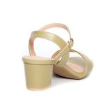 giày sandal nữ cao gót 5cm Hanatabi quai ngang mũi vuông hậu C đế TA bigsize (35-41) mã HNSDG5F871