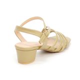 giày sandal nữ cao gót 3cm Hanatabi quai chéo mũi vuông hậu c đế TA bigsize (35-41) mã HNSDG3F887
