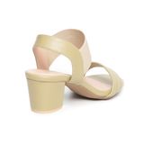 giày sandal nữ cao gót Hanatabi quai ngang mũi vuông hậu thun đế TA bigsize (35-41) mã HNSDG5F1068