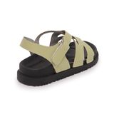 Sandal nữ Hanatabi 2 lớp quai ngang may liền đế cao 3cm mã HNSD3F794 ( Size 35 -> 39)