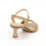 Sandal Nữ Hanatabi Quai Ngang 2 Xếp Mũi Tròn Gót Nhọn Cao 5cm Hậu C đế TA cao cấp chống trơn trượt Mã HNSDG5F906 (Size 35 -> 41)