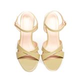 giày sandal nữ cao gót 7cm Hanatabi quai chéo hậu c đế TA cao cấp bigsize (35-41) mã HNSDG7F1009