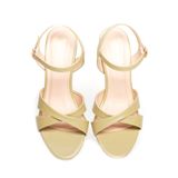 Sandal nữ Hanatabi quai chéo gót cao 7cm hậu c đế TA cao cấp chống trơn trượt mã HNSDG7F1009 (Size 35 -> 41)