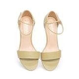 giày sandal nữ cao gót 5cm Hanatabi quai ngang hậu xé đế TA bigsize (35-41) mã HNSDX5F955