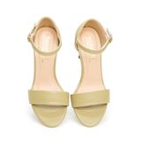 giày sandal nữ cao gót 7cm Hanatabi quai ngang hậu chụp đế TA (35-41) mã HNSDG7F952