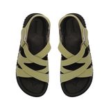 Sandal nữ Hanatabi 2 lớp quai ngang may liền đế cao 3cm mã HNSD3F794 ( Size 35 -> 39)