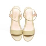 Giày sandal nữ đế PU siêu nhẹ cao 5cm Hanatabi quai ngang hậu c bigsize (35-42) mã HNSDG5F1141