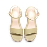 giày sandal nữ đế PU siêu nhẹ cao 7cm Hanatabi quai 1 xếp hậu c (35-39) mã HNSDG7F967