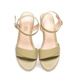 giày sandal nữ đế xuồng PU siêu nhẹ cao 7cm Hanatabi quai 1 xếp hậu c (35-39) mã HNSDX7F1055