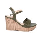 giày sandal nữ đế xuồng PU siêu nhẹ cao 9cm Hanatabi quai 2 xếp hậu c (35-39) mã HNSDX9F845