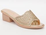 dép nữ đế PU kem siêu nhẹ cao 5cm Hanatabi quai lưới đính đá bigsize (35-42) mã HNDE5F922