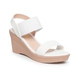 giày sandal nữ đế xuồng PU siêu nhẹ cao 7cm Hanatabi quai ngang hậu thun (35-39) mã HNSDX7F1088