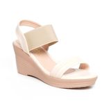 giày sandal nữ đế xuồng PU siêu nhẹ cao 7cm Hanatabi quai ngang hậu thun (35-39) mã HNSDX7F1088