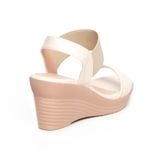 giày sandal nữ đế xuồng PU siêu nhẹ cao 7cm Hanatabi quai ngang hậu thun (35-39) mã HNSDX7F1088